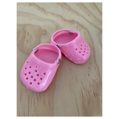 Dolls Croc Shoes - Pale Pink