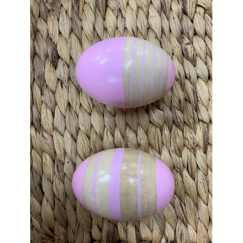 Wooden Egg Shaker - Pink