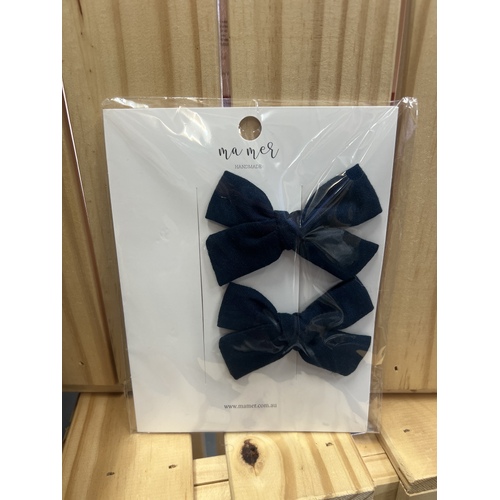 Fiorentina Bow Set - Navy