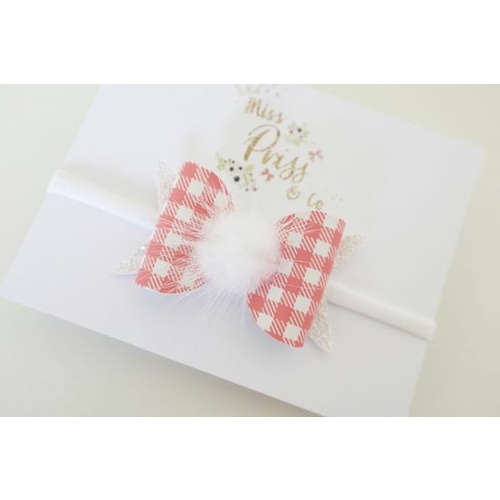 Fluffy Bunny Bow Headband