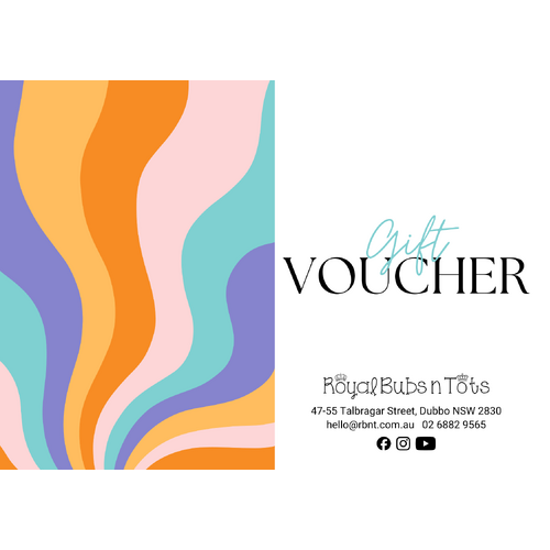 Royal Bubs n Tots Gift Voucher ($150 value)