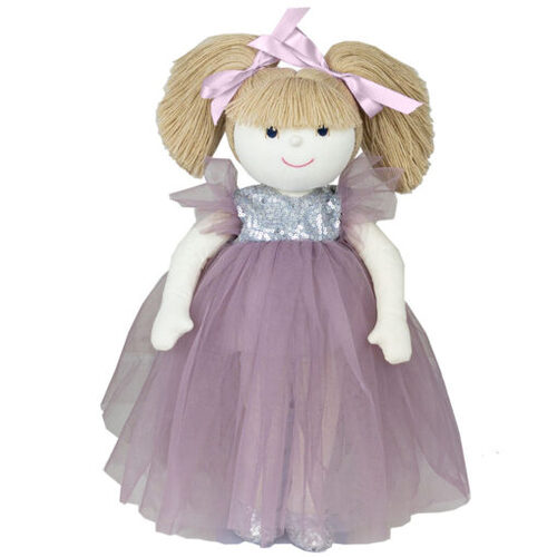 Mel & Steff Handmade Doll - Purple Large