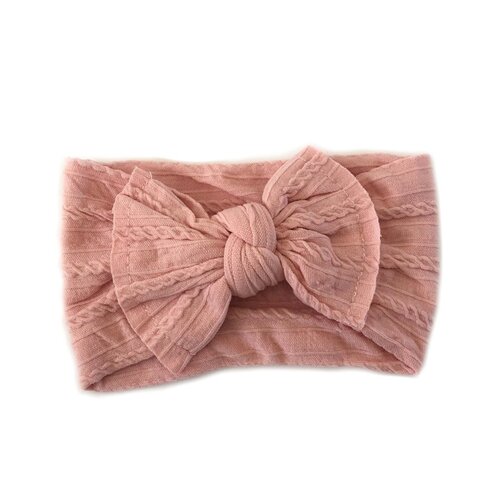 Willow Knotted Baby Headband - Blush