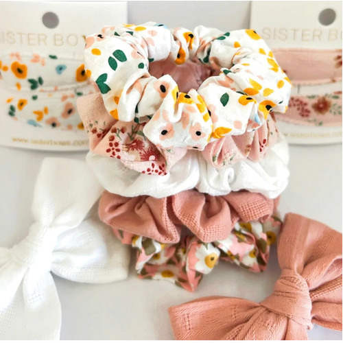 Maeve Mini Scrunchie - Dove