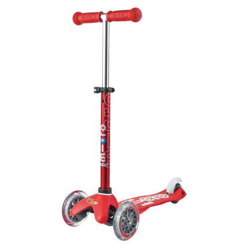 Mini Micro Deluxe 3 Wheel Scooter - Red