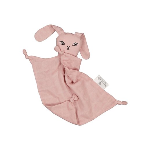 Muslin Bunny Comforter - Tan Rose