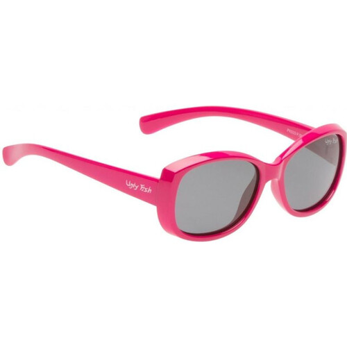Mermaid Pink Frame Smoke lens Sunglasses