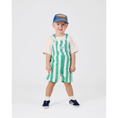 Overalls | Button | Burton Happy Stripe