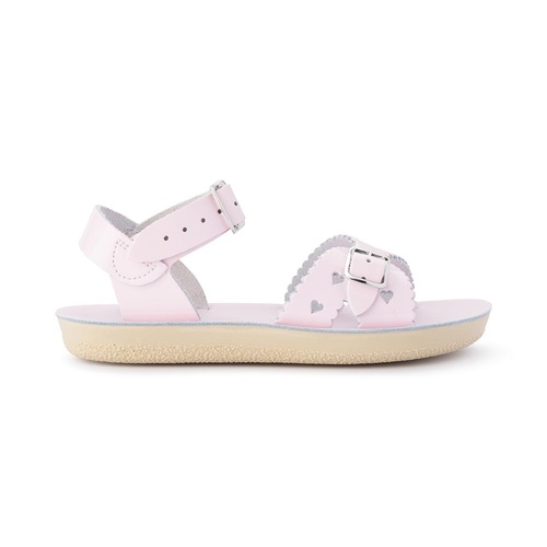 Salt Water Sun-San Sweetheart Child Sandals - Shiny Pink
