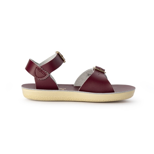 Salt Water Sun-San Surfer Child Sandals - Claret