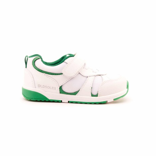 Old Soles Marathon Sneakers - Snow/Green