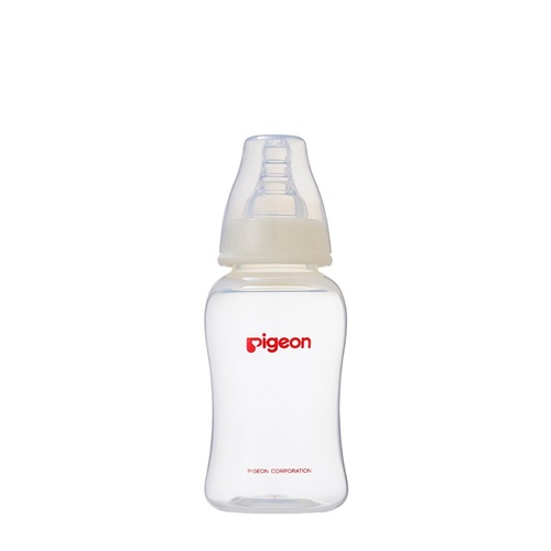 Pigeon Flexible Peristatic Nipple Crystal Clear PP Bottle - 150ml
