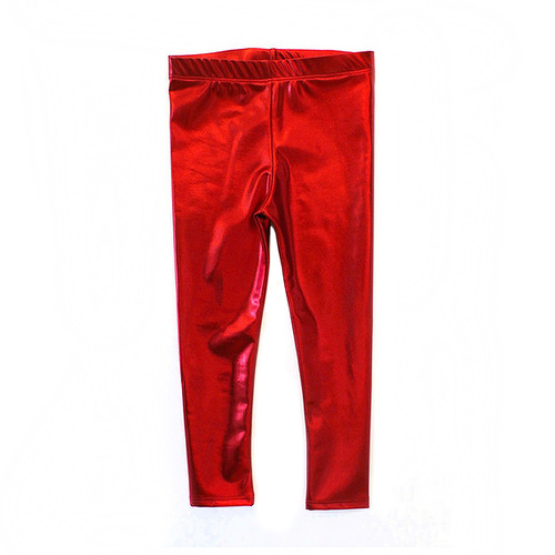 Metallic Legging - Red