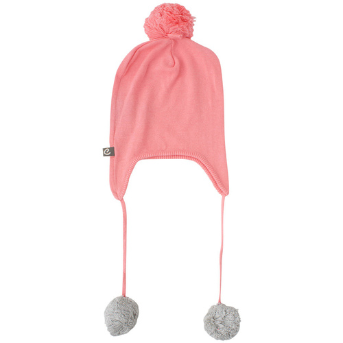 Pom Pom Beanie - Flamingo