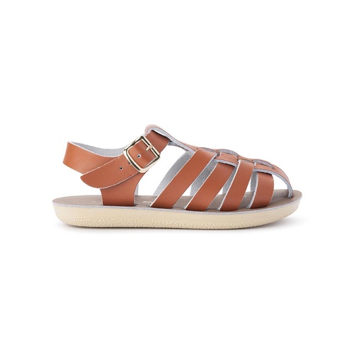 Salt Water Sun-San Sailor Child Sandals - Tan