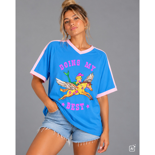 Tee | Doing My Best | Blue