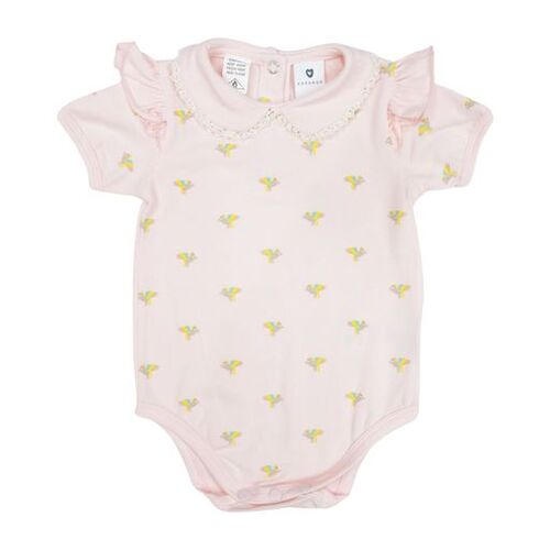 Unicorn Frill Bodysuit - Light Pink