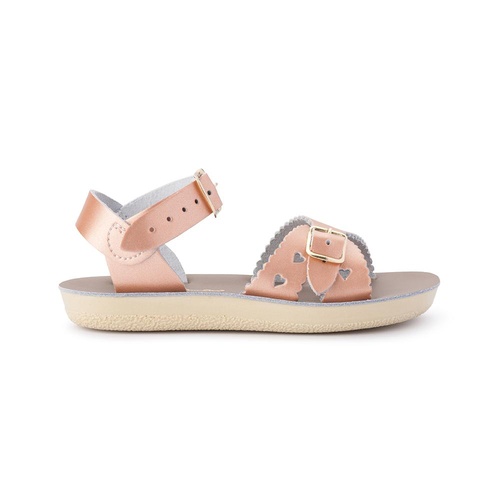 Salt Water Sun-San Sweetheart Child Sandals - Rose Gold