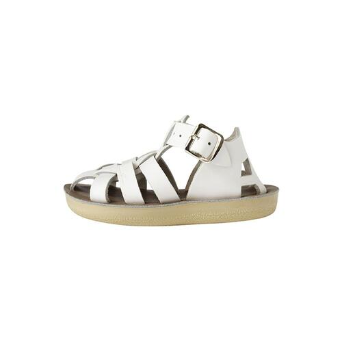 Salt Water Sun-San Shark Infant Sandals - White