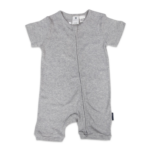 Korango Modal Baby S/S Zip Romper - Grey