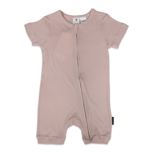 Korango Modal Baby S/S Zip Romper - Pink