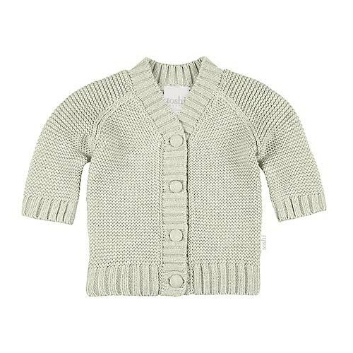 Organic Cardigan Andy - Thyme