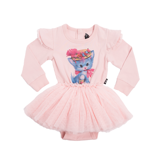 Pretty Kitty L/S Circus Dress - Pink