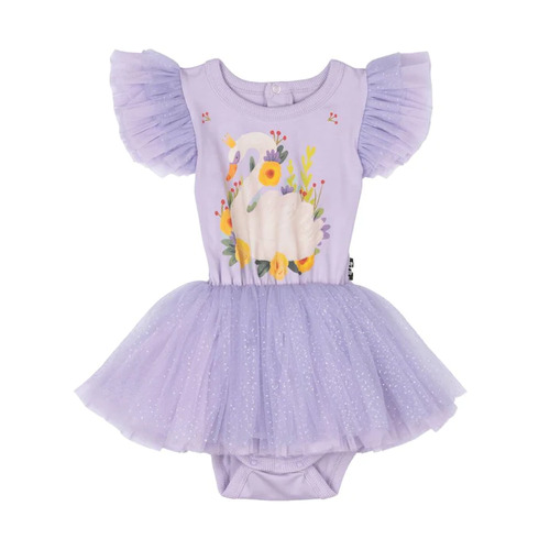 Rock Your Baby Princess Swan Baby Circus Dress - Lilac