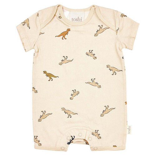 Onesie Short Sleeve Romper - Dinosauria