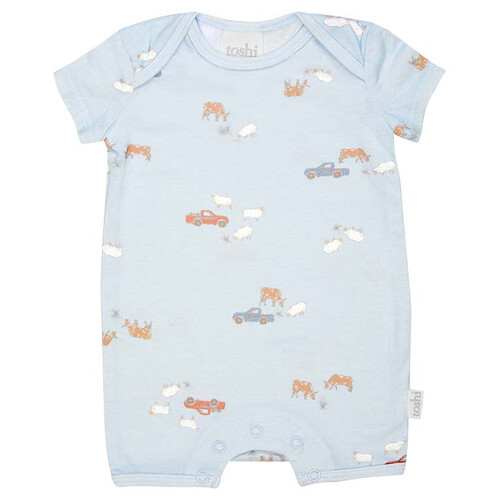 Onesie Short Sleeve Classic Romper - Sheep Station