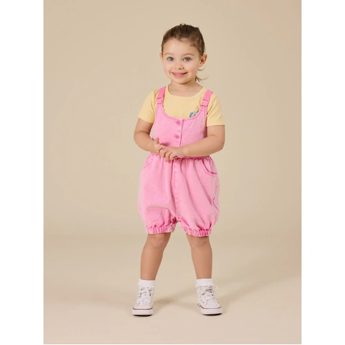 Cindy Denim Bubble Overalls