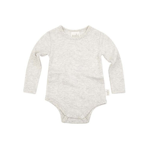 Organic Dreamtime Long Sleeve Bodysuit - Pebble