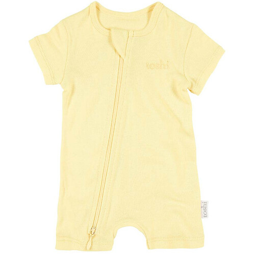 Organic Short Sleeve Onesie Dreamtime - Buttercup