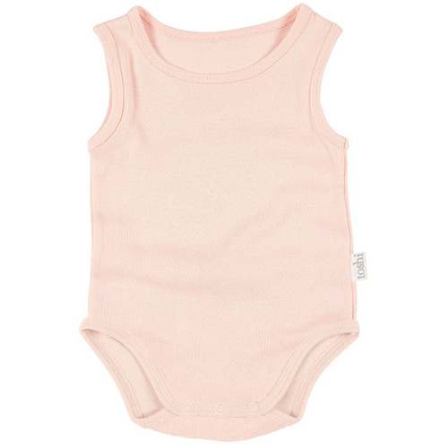 Organic Onesie Singlet Dreamtime - Blush