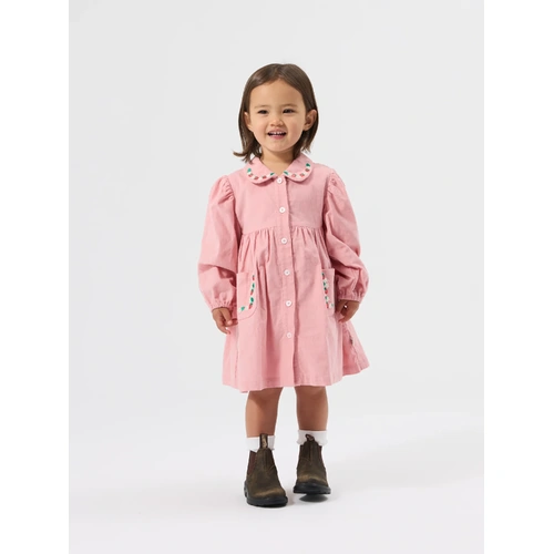 Dress | Collared Corduroy | Wild Strawberry