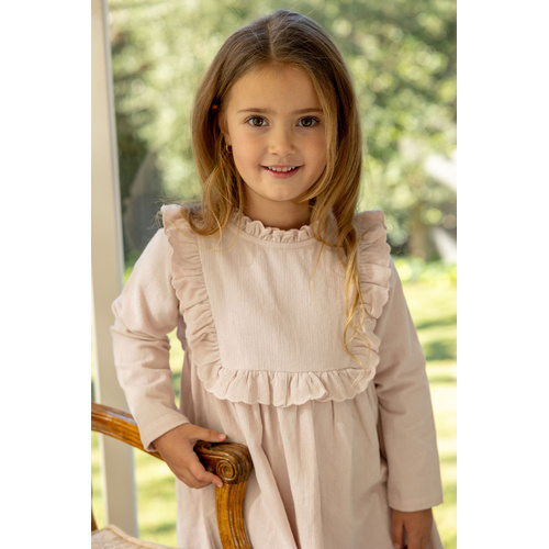 Dress | Woven Corduroy | Lucie Blush Pink