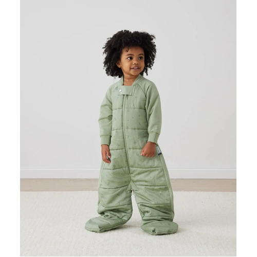 Sleep Garment | Sleeved Sleep Suit Bag | Cotton [3.5 TOG, Willow]