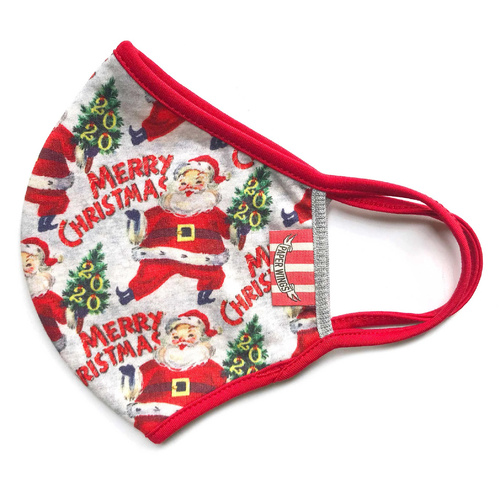 Double Layer Jersey Face Mask - Merry Christmas 2020