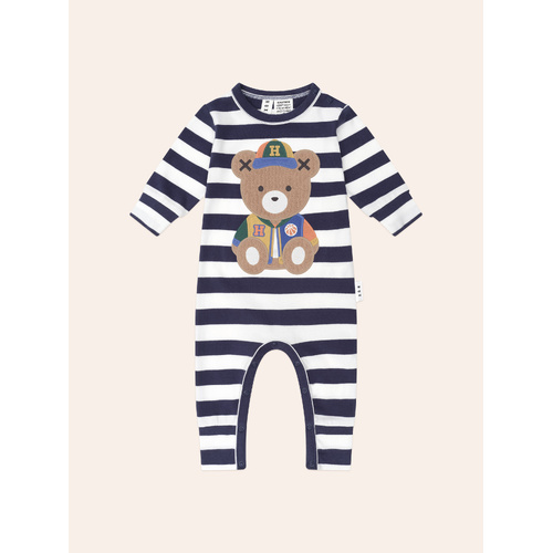Onesie | Navy / Almond Milk Varsity Hux