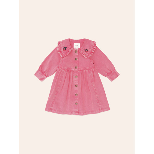 Dress | Collared | Vintage Washed Cherry