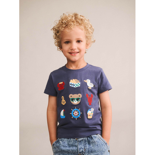 Tee | Embroidered | Nautical