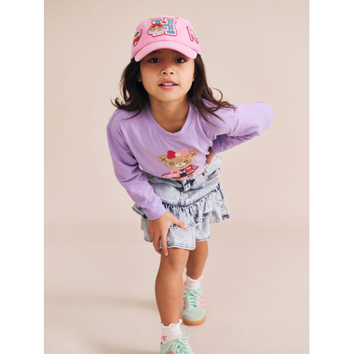 Top | Drop Sleeve | Baller Huxette Violet
