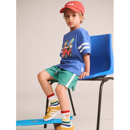 Tee | Slouch | Beach Buggy - Cobalt