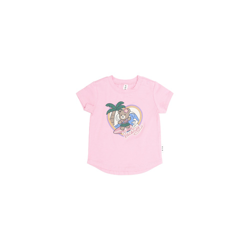 Tee | Surfer Huxette Vacay - Strawberry Creme