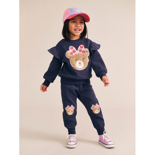 Jumper | Navy Strawberry Fields Huxette Bow