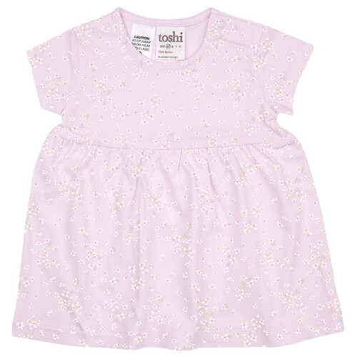 Baby Dress Short Sleeve Classic - Nina Lavender