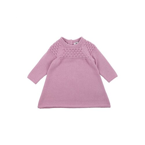 Lucie Bobble Knit Dress - Pink Lilac