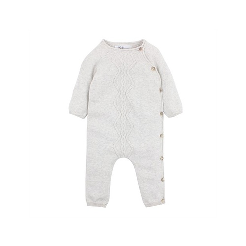 Xander Knitted Romper - Oatmeal