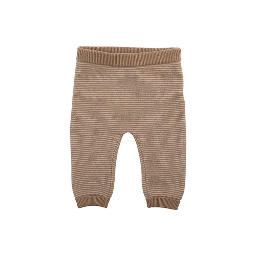 Stripe Knit Pants - Caramel Stripe