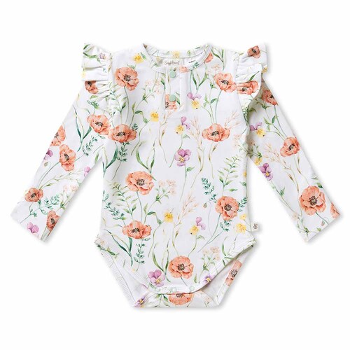 Long Sleeve Bodysuit - Meadow